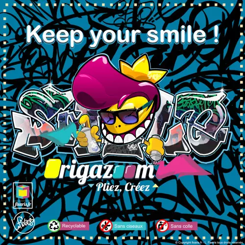 Toile graffiti Smile 31