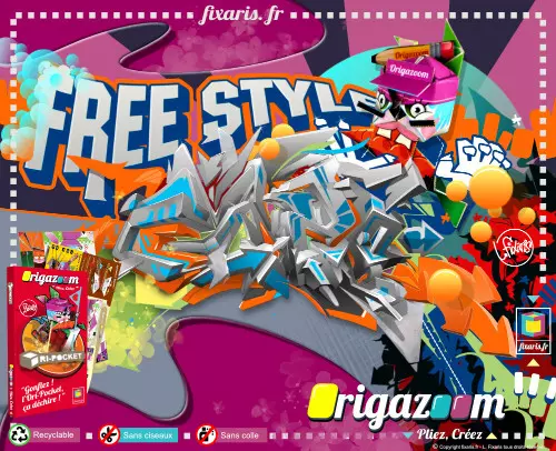 Toile graffiti Free Style 09