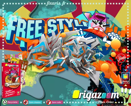 Toile graffiti Free Style 13