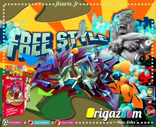 Toile graffiti Free Style 15