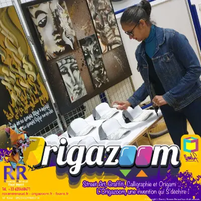 Ateliers créatifs Street art et Origami 04